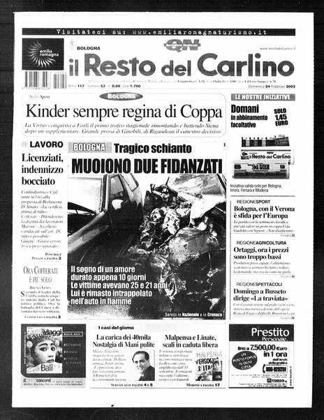 Il Resto del Carlino : giornale dell'Emilia